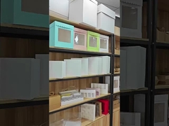 กระดาษพับอาหารที่เป็นมิตรต่อสิ่งแวดล้อมกล่อง CMYK / Pantone Printing สําหรับเค้ก ช็อคโกแลต กาแฟ