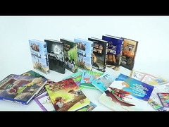 การพิมพ์หนังสือเกรดฮาร์ดคาวเวอร์อาร์ทออฟเฟตที่มีมุมขวา